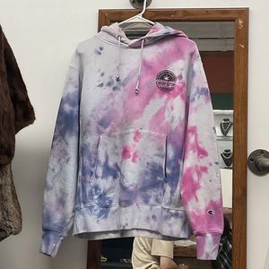 Champion tie dye sweatshirt
